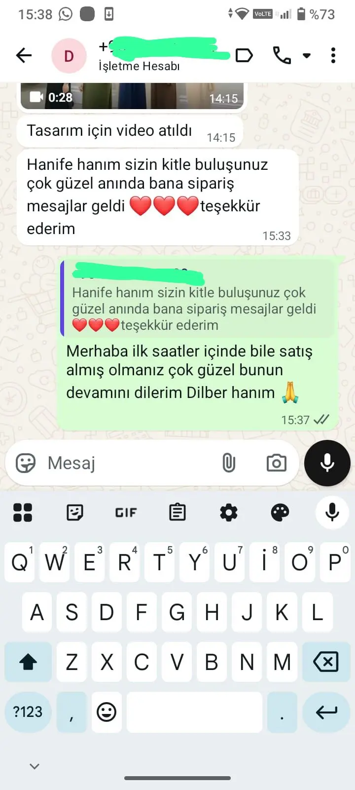 Müşteri Yorumu