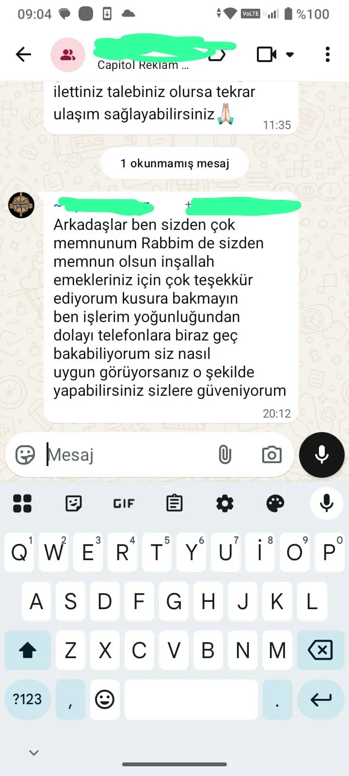 Müşteri Yorumu