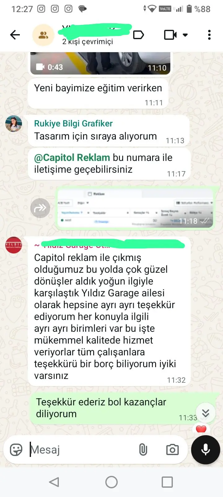 Müşteri Yorumu