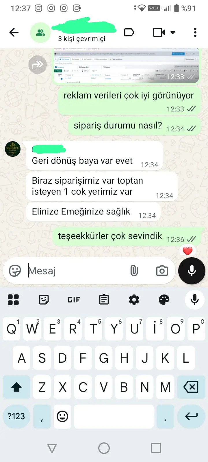 Müşteri Yorumu