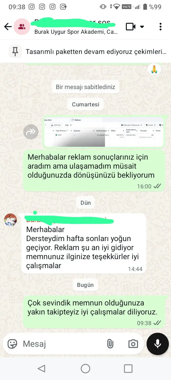 Müşteri Yorumu